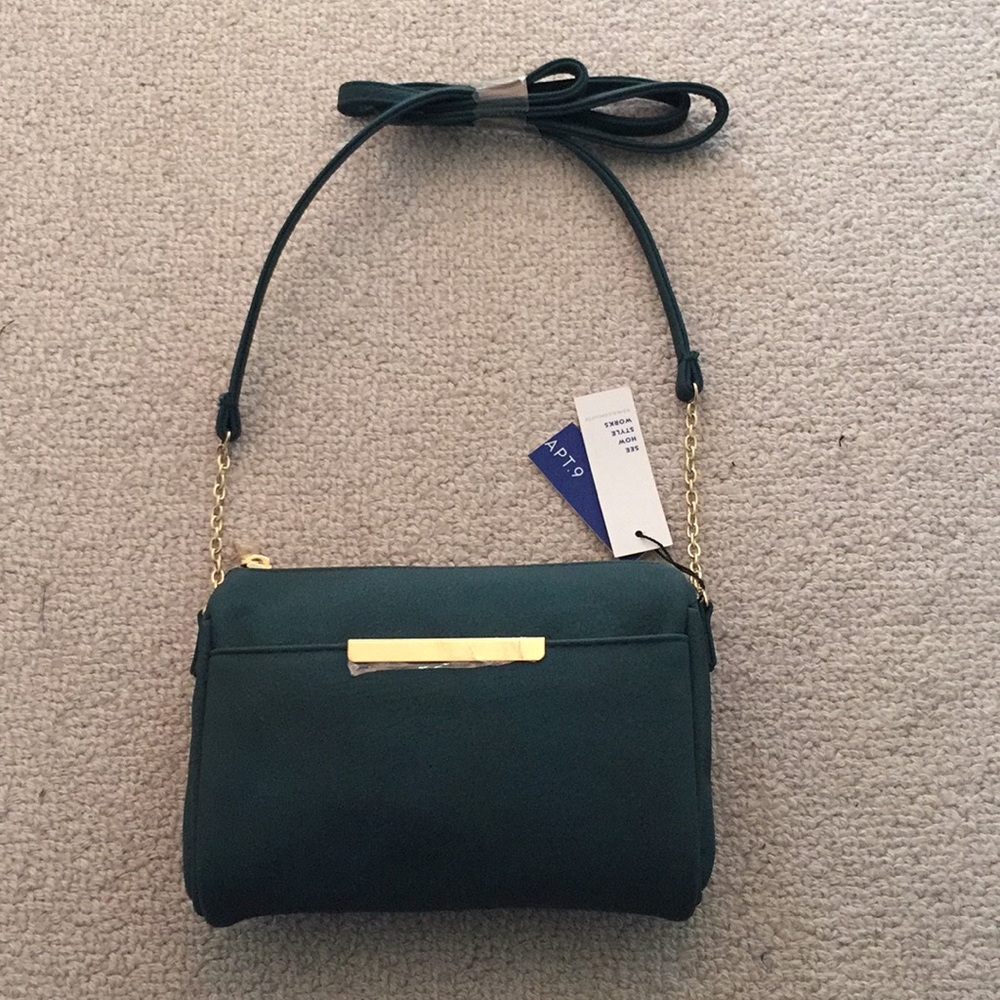 Turquoise shoulder purse